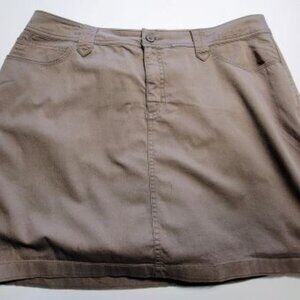 St. Johns Bay Skort Cotton Blend  Ladies Size 16  Taupe  Color Sporty Style